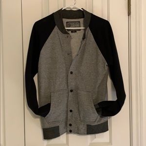 Grey and Black Lightweight Men’s Jacket